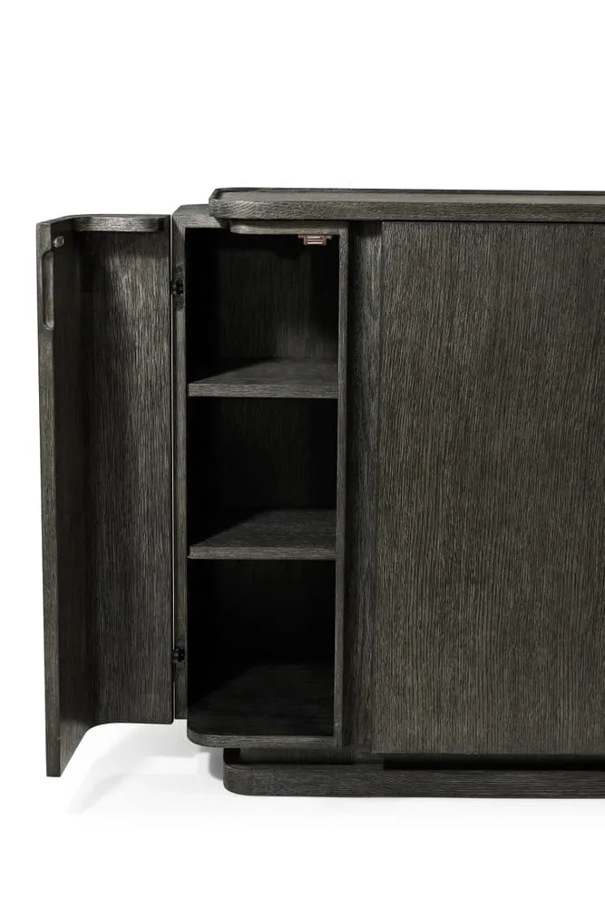 Repose Triple Door Sideboard with Side Storage