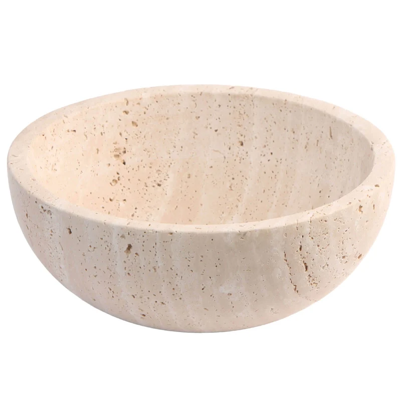 Elysian Bowl in Travertine