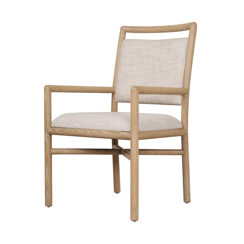 Montauk Upholstered Dining Armchair in Light