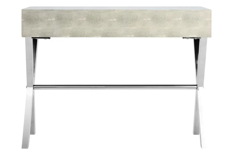 Cardona Two Drawer Grey Shagreen Effect Console Table