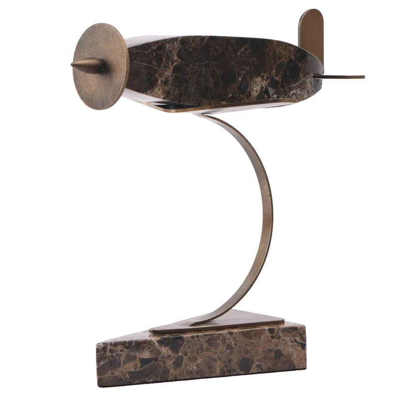 Aircraft Form Sculpture in Dark