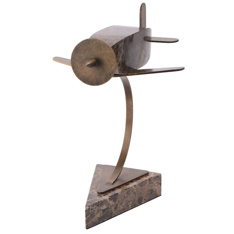 Aircraft Form Sculpture in Dark