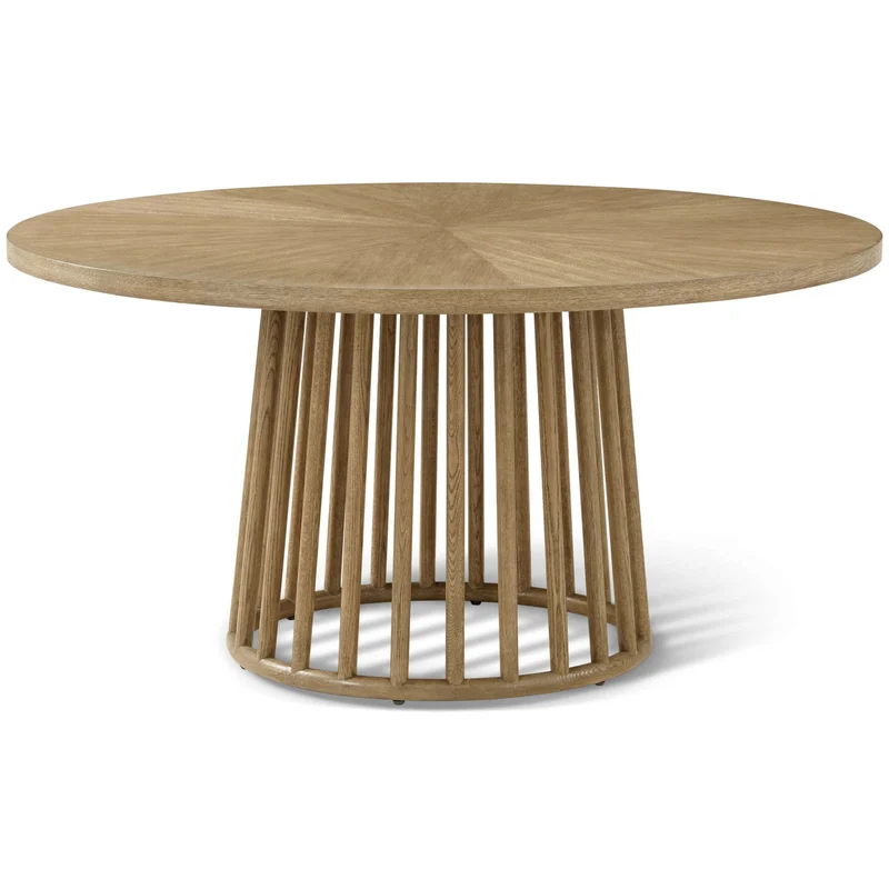 Montauk Round Dining Table Dark