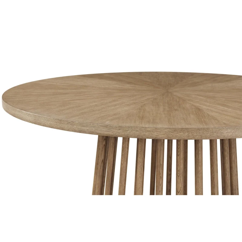 Montauk Round Dining Table Dark