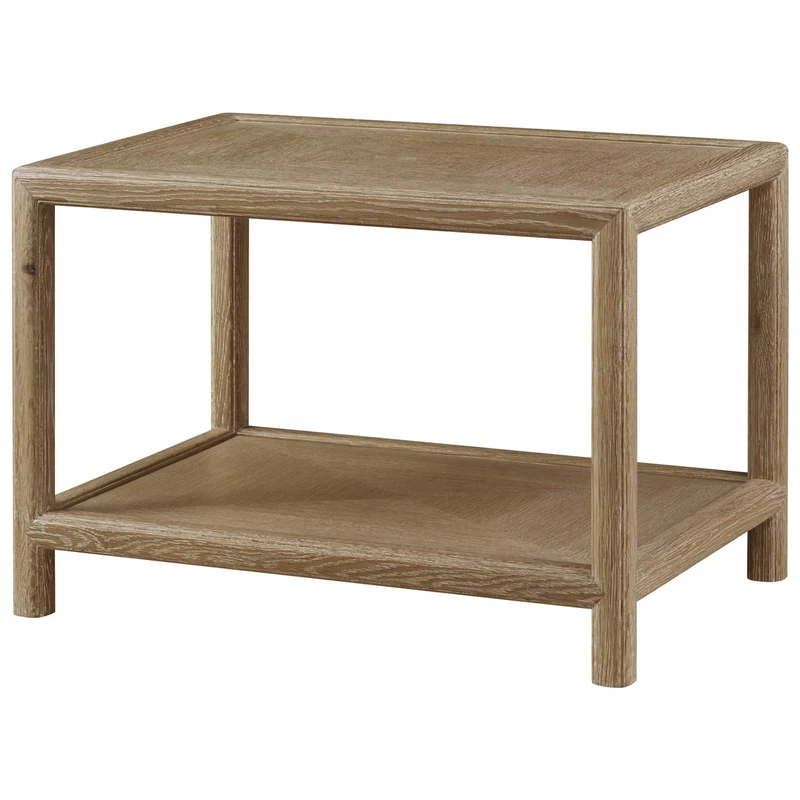 Montauk Rectangular Side Table Dark