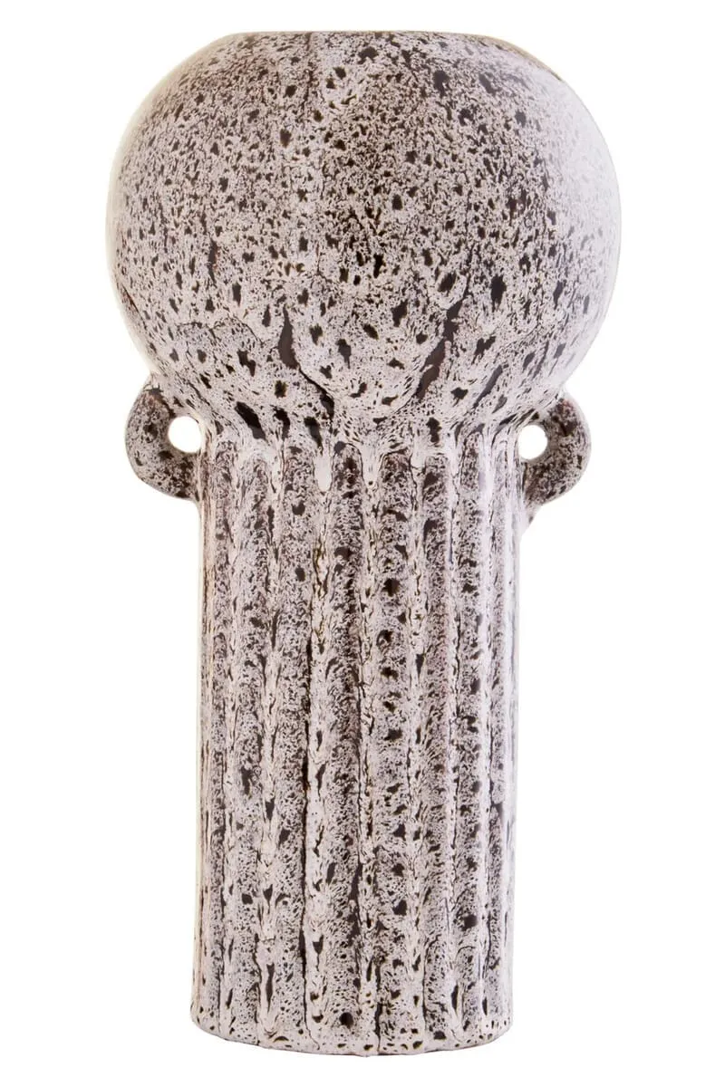 Calcita Large Speckled Brown Vase