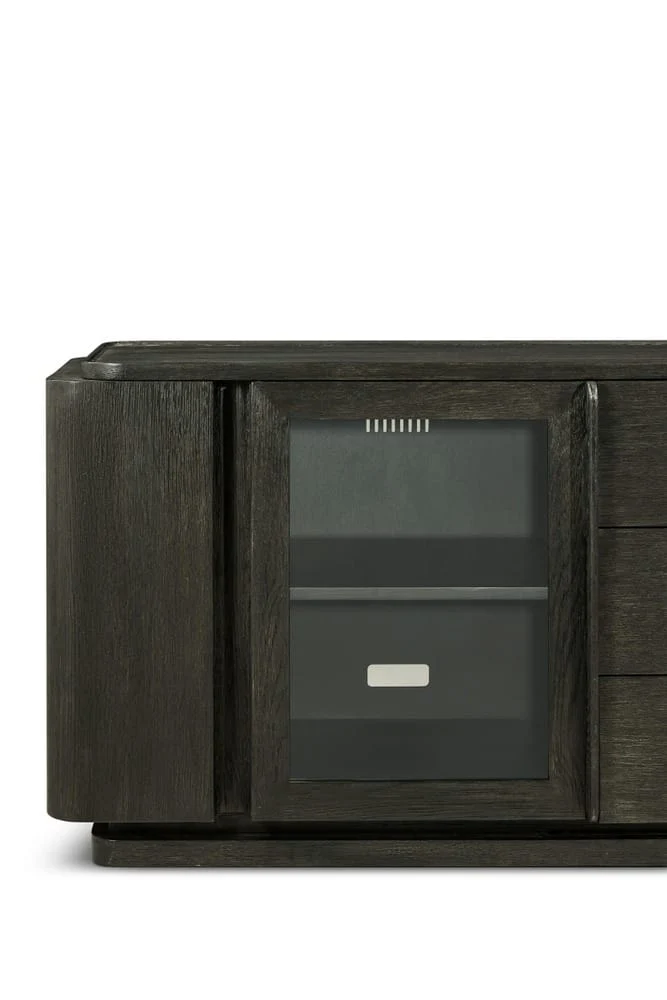 Repose Glass Door Media Console