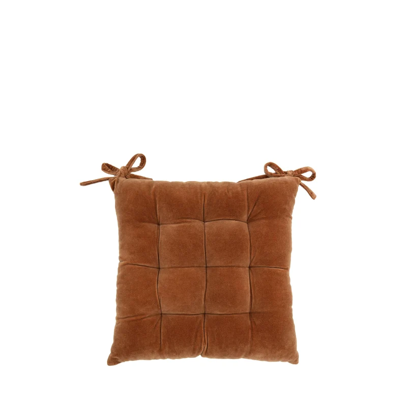 Cotton Velvet Seatpad Tan | OUTLET