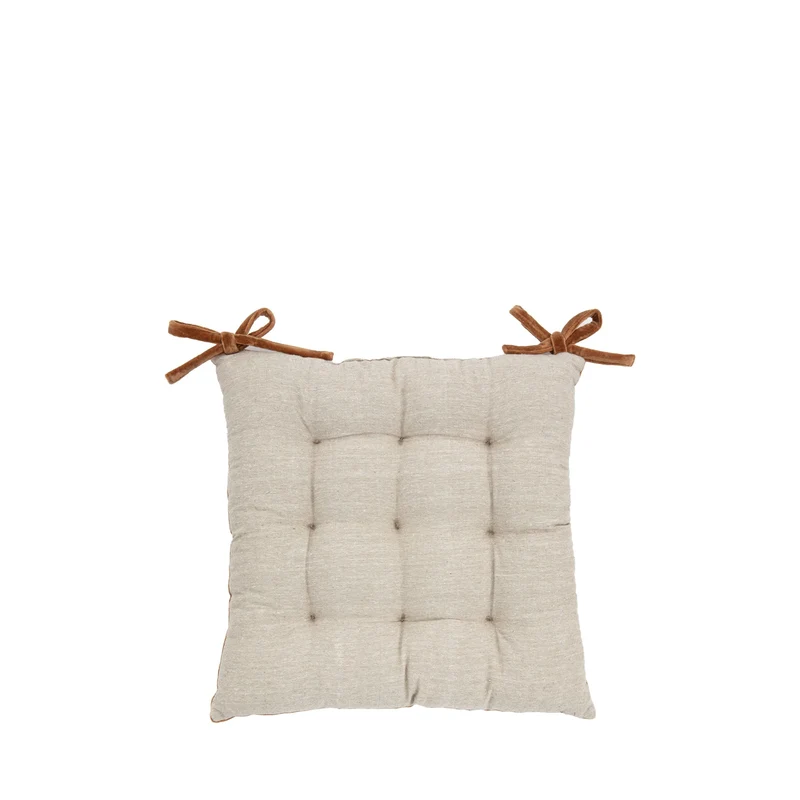 Cotton Velvet Seatpad Tan | OUTLET