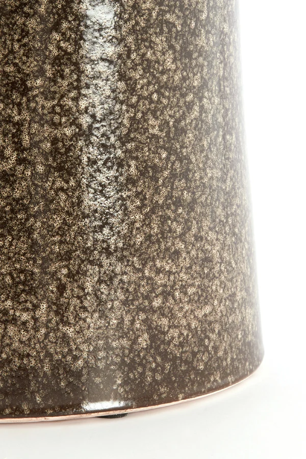 Side table 33,5x45 cm KOTOR ceramics dark brown