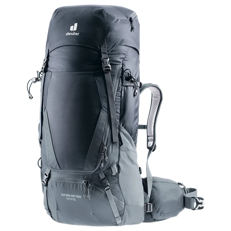 Deuter Futura Air Trek 45 + 10 SL - Mochila de trekking para mujer 72 cm (black-graphite)