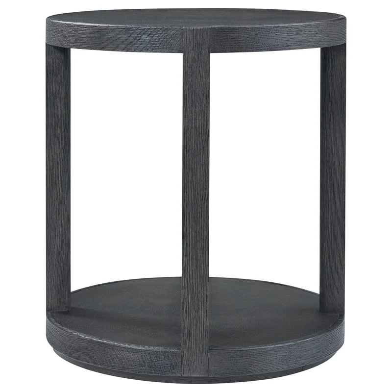 Maxwell Round Side Table Dark