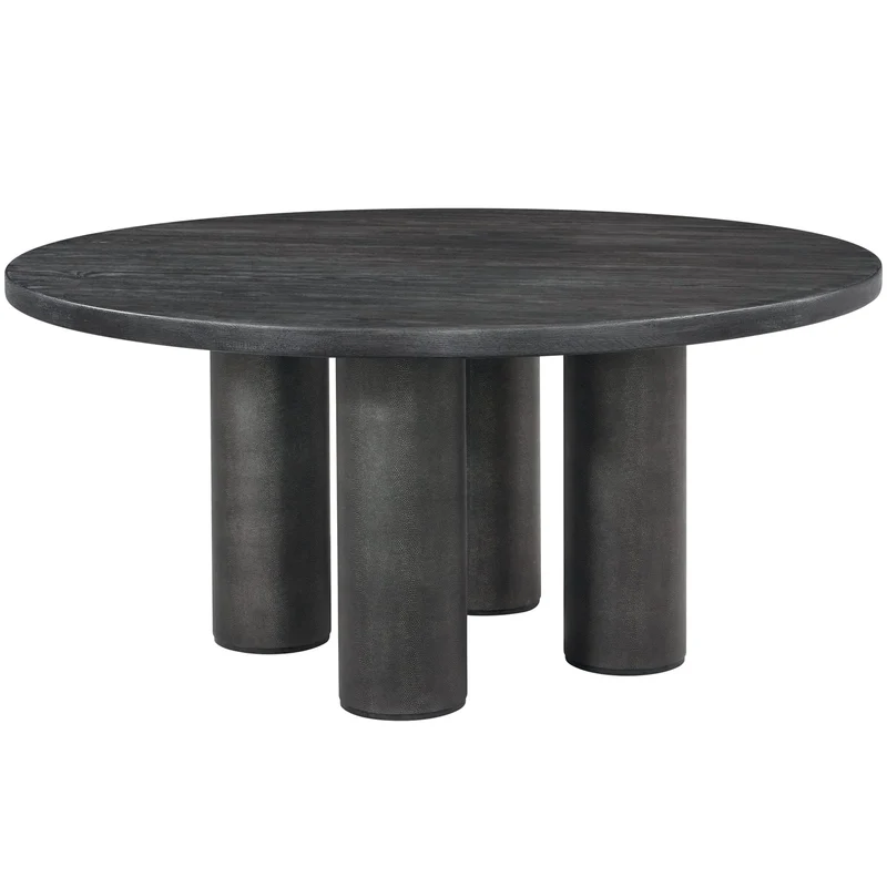 Maxwell Round Dining Table Dark