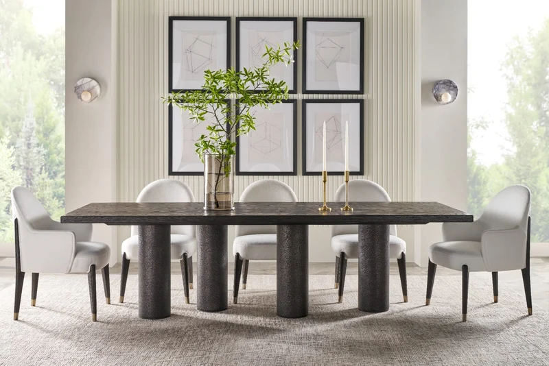 Maxwell Rectangular Dining Table Dark