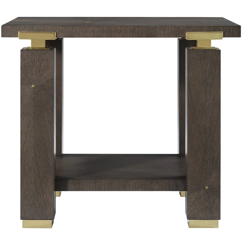 Judith Leiber Rectangle Side Table Dark