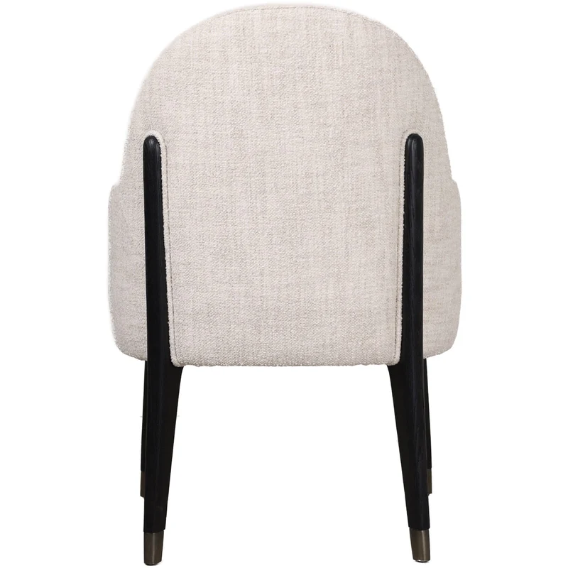 Luna Dining Arm Chair II in Dark