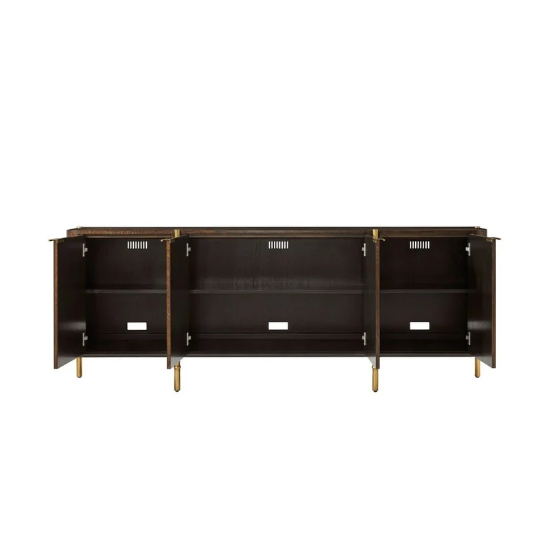 Kesden Sideboard with Brass Accent