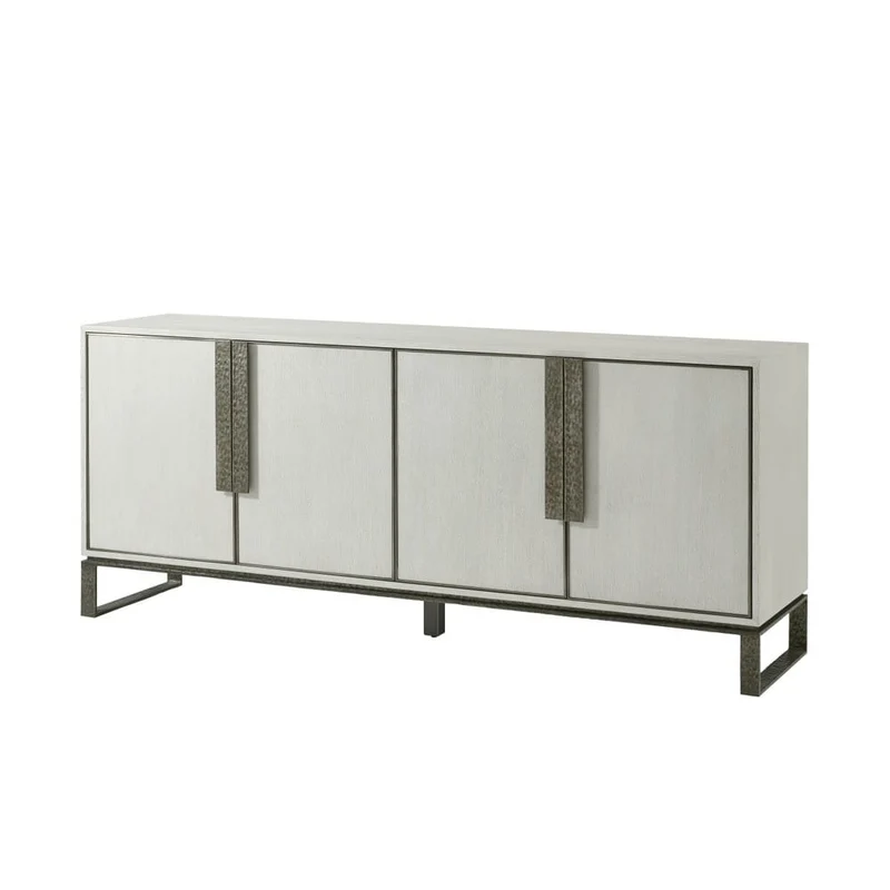 Essence Media Cabinet in Smooth Grey