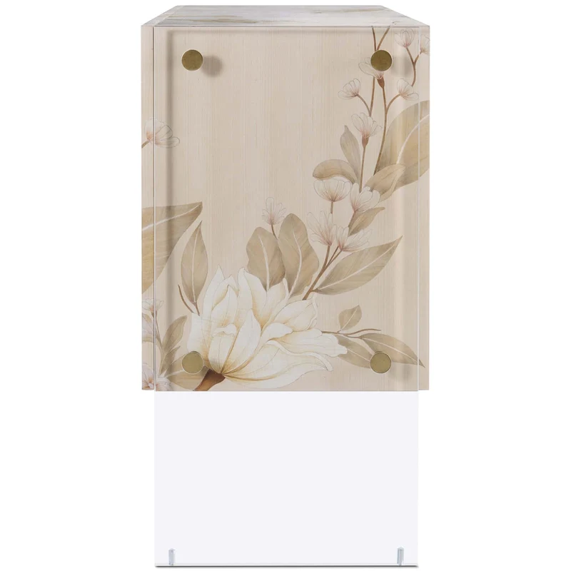 Bouquet 2 Door Cabinet in Buttercream