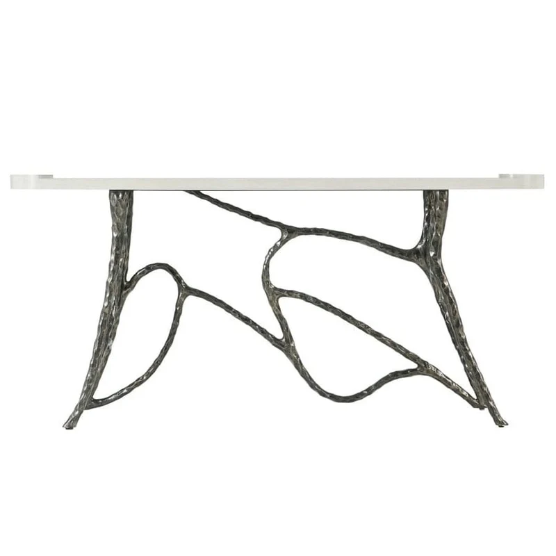 Essence Console Table in White Oak