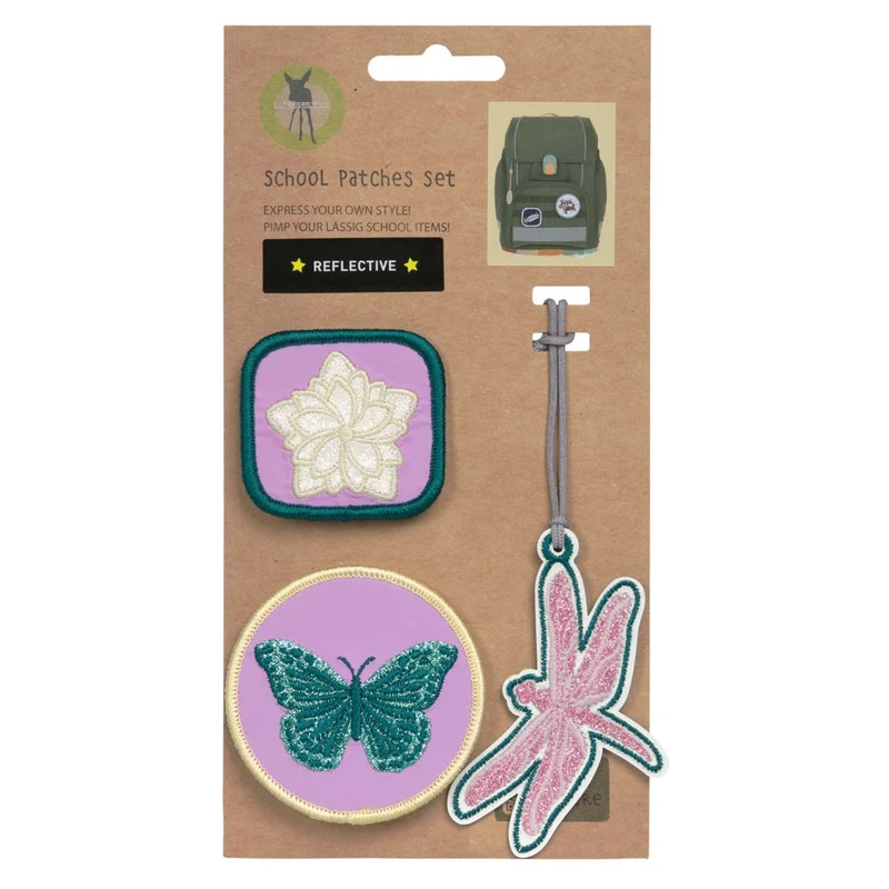 Lässig Zubehör School Patches Set - Colgante/Parches (Dragonfly)