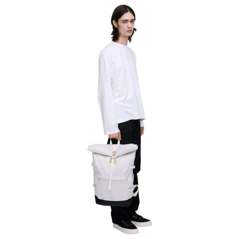 Sandqvist Icon Rolltop - Mochila L 16" 65 cm expandible (birch)