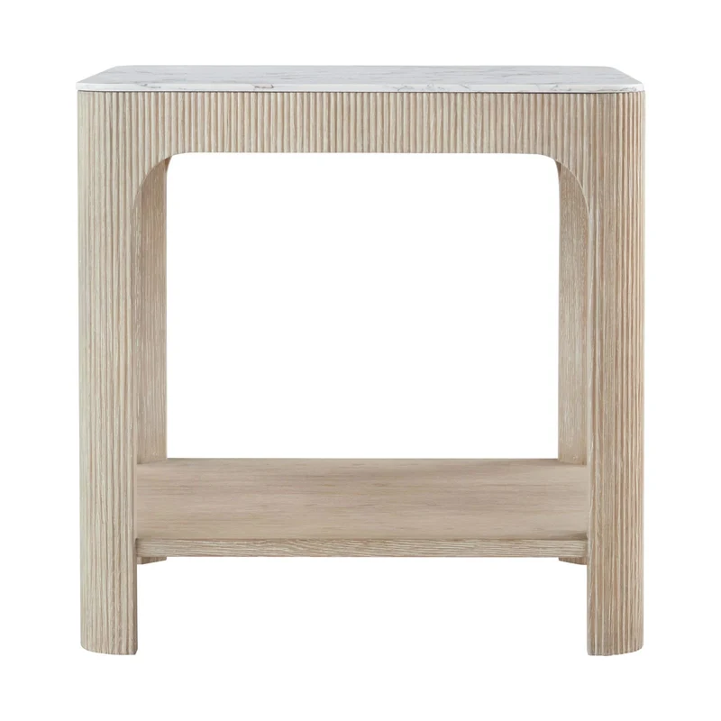 Horizon Square Quartz Side Table