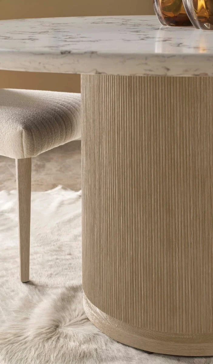Horizon Round Quartz Dining Table