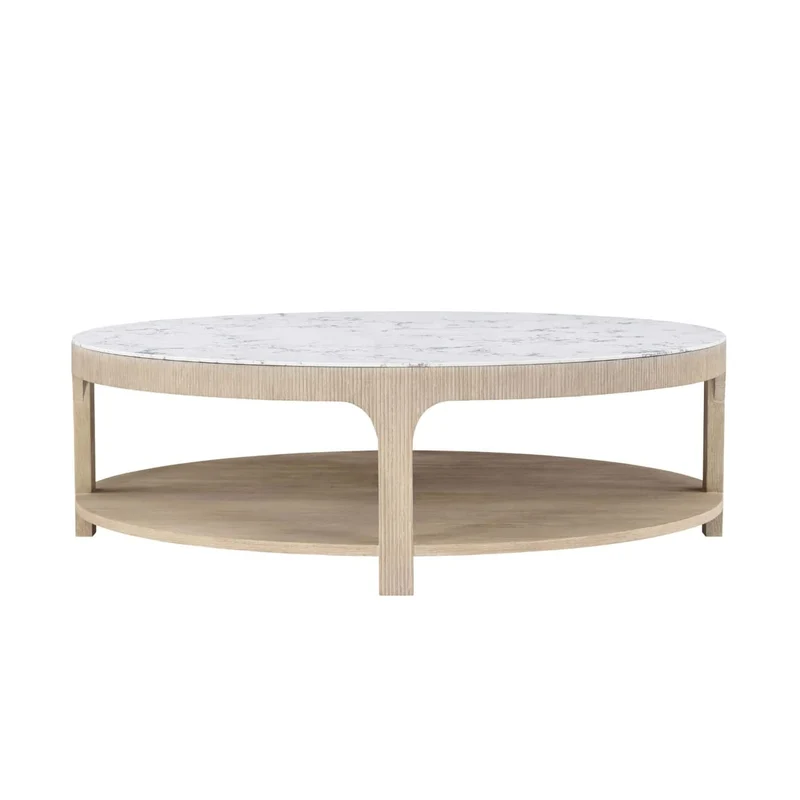 Horizon Round Quartz Coffee Table