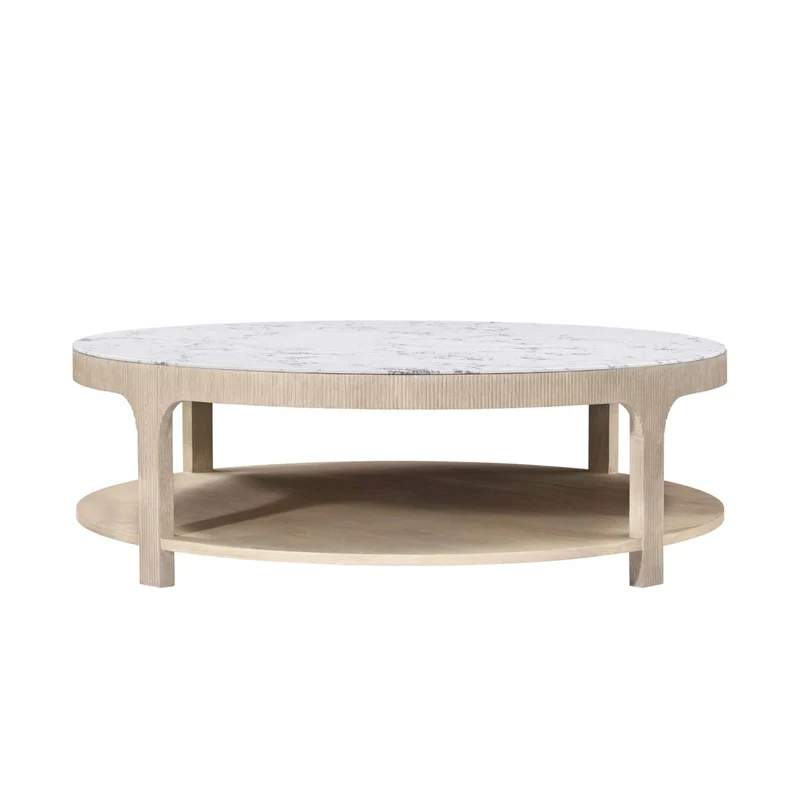 Horizon Round Quartz Coffee Table