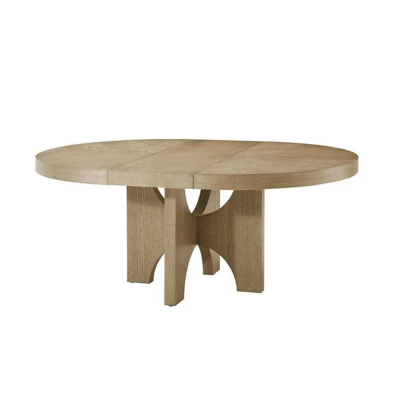 Catalina Extending Round Dining Table 137 - 183cm Dune Finish