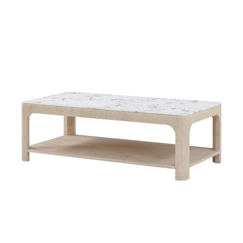 Horizon Rectangular Quartz Coffee Table