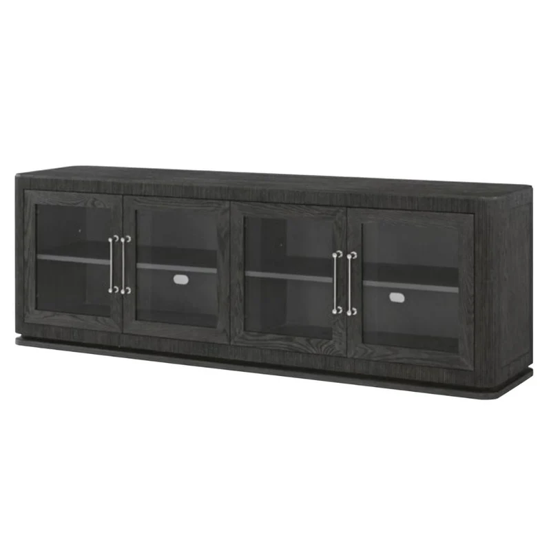 Horizon Media Cabinet in Carbon Finish