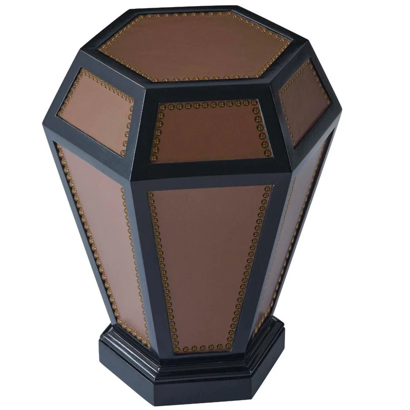Hexagon Side Table Penelope in Caramel