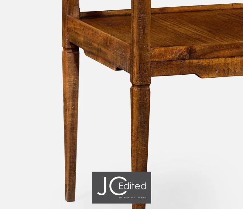 Side Table Rustic in Country Walnut