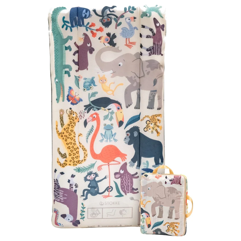 Stokke® JetKids™ Cloudsleeper - Colchón de viaje 150 cm (Animal Family)
