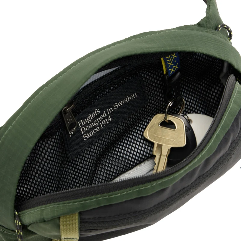 Haglöfs Tight Hip Pack 1 - Riñonera 19 cm (seaweed green/true black)