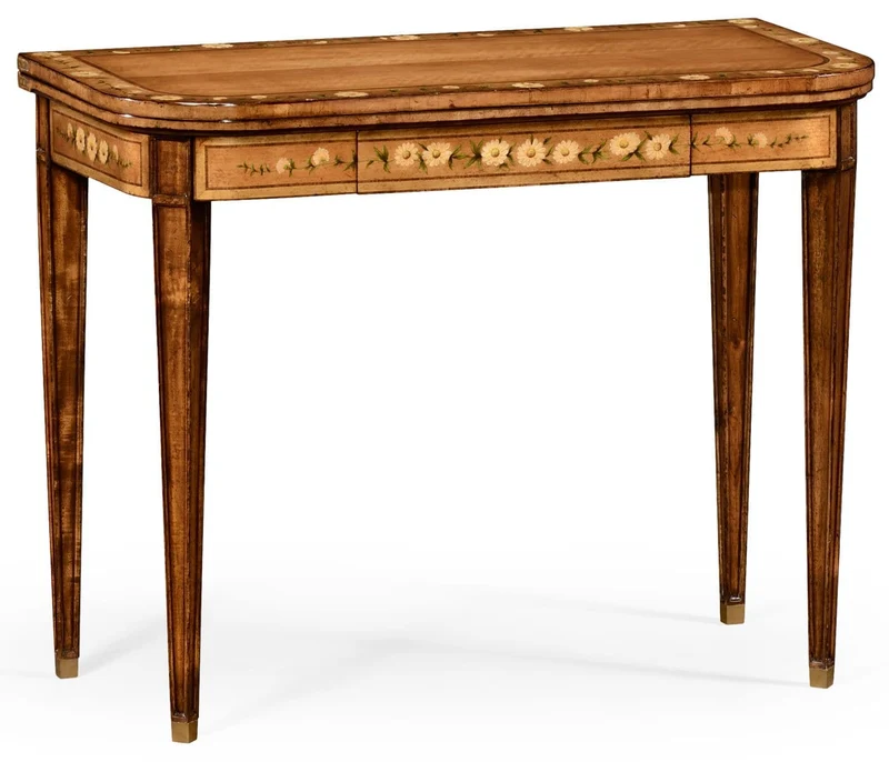 Painted Card Table Louis XV