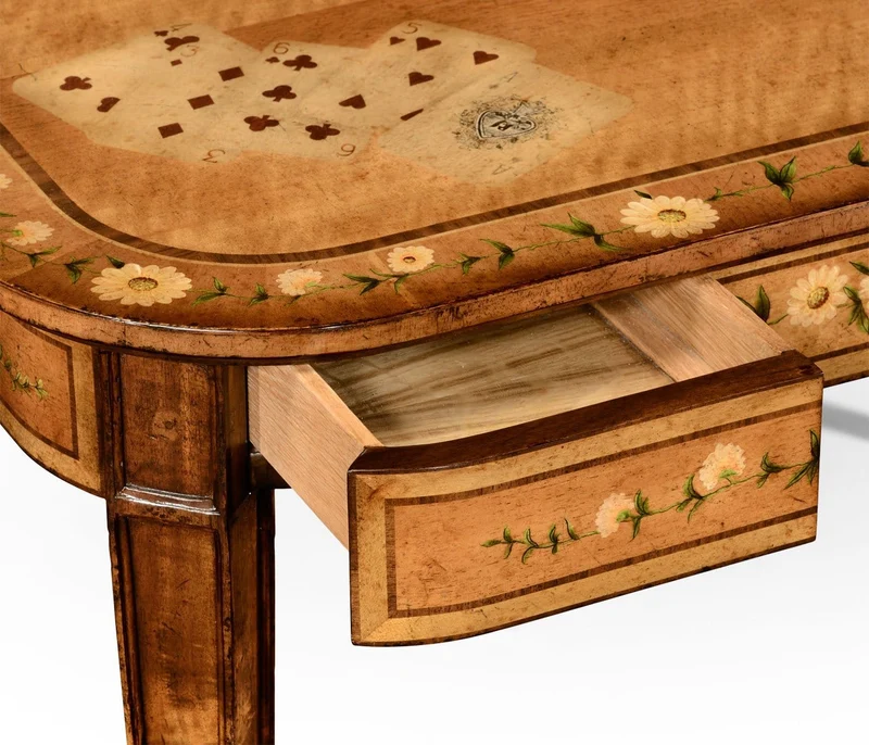 Painted Card Table Louis XV
