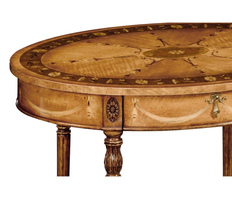 Oval Side Table Sheraton