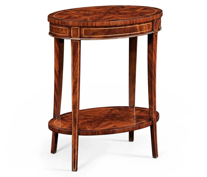 Oval Lamp Table Georgian - Mahogany