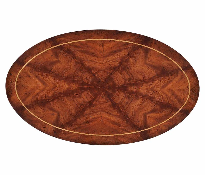 Oval Lamp Table Georgian - Mahogany