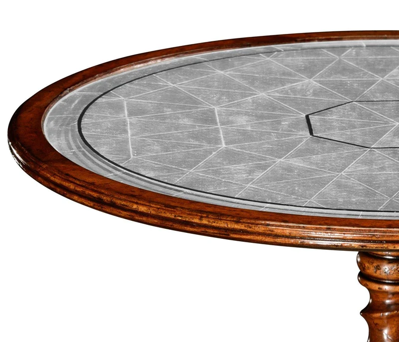Wine Table Monarch with Eglomise Top