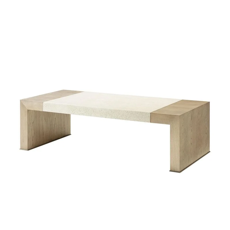 Catalina Coffee Table II in Dune Finish
