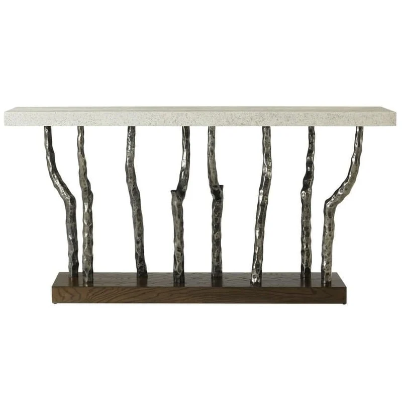 Catalina Branch Console Table in Earth Finish