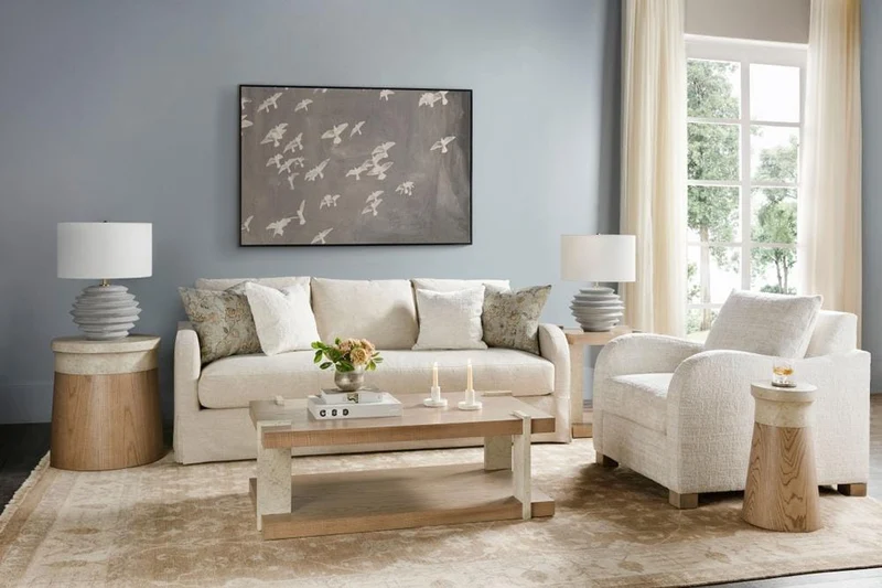 Catalina Accent Table in Dune Finish