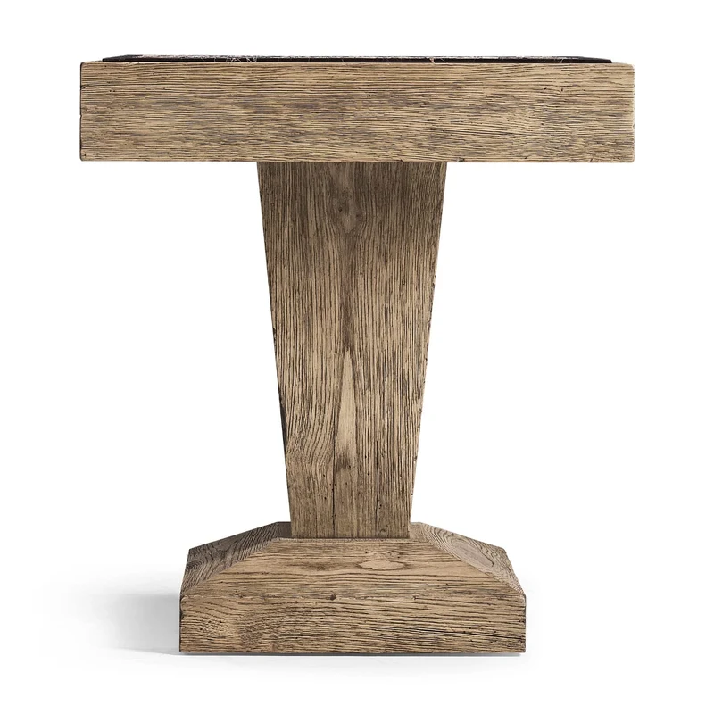 Echo Canyon Square Marble Side Table
