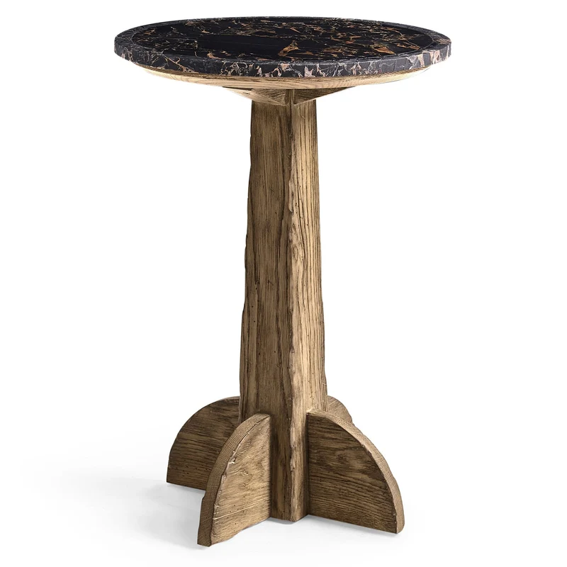 Echo Canyon Marble Round Side Table