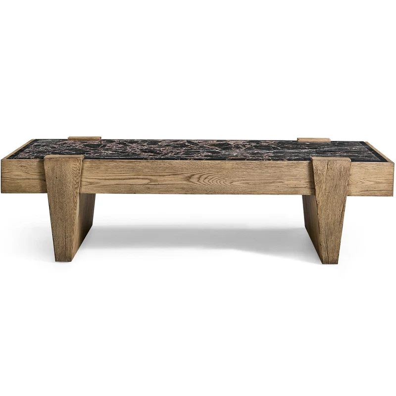 Echo Canyon Marble Rectangular Coffee Table