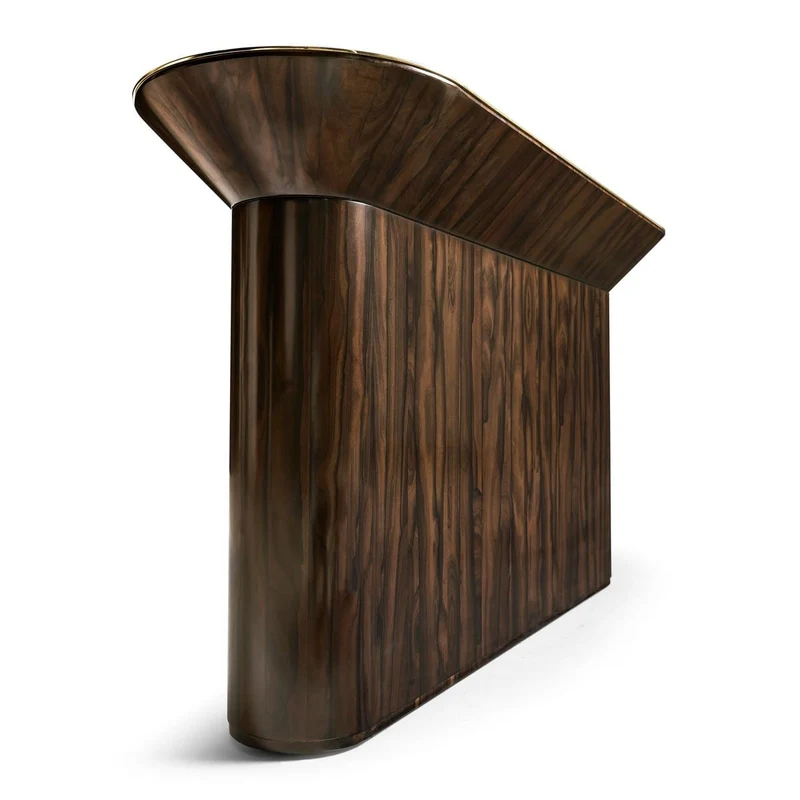 Verdure Console Table in Jade Green